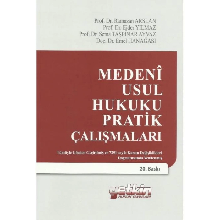 Medeni Usul Hukuku Pratik Çalışmaları