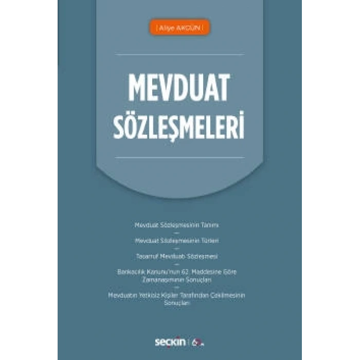 Mevduat Sözleşmeleri