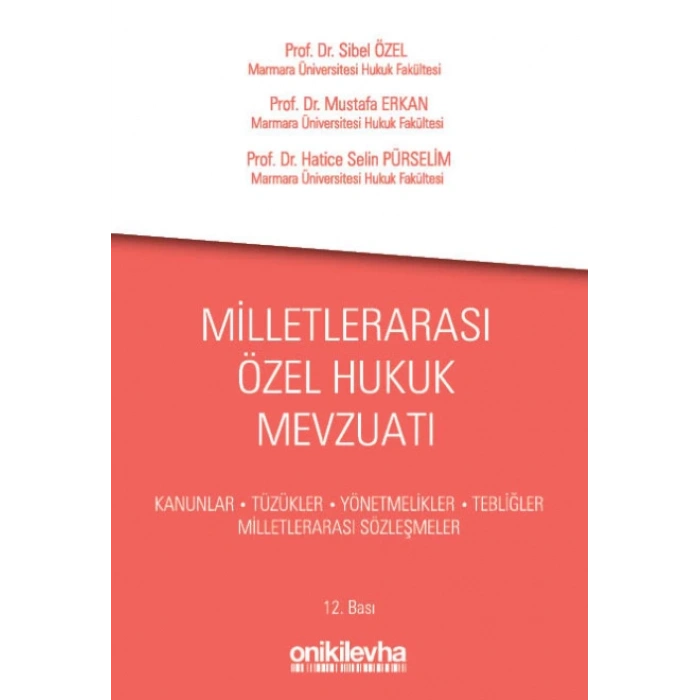 Milletlerarası Özel Hukuk Mevzuatı