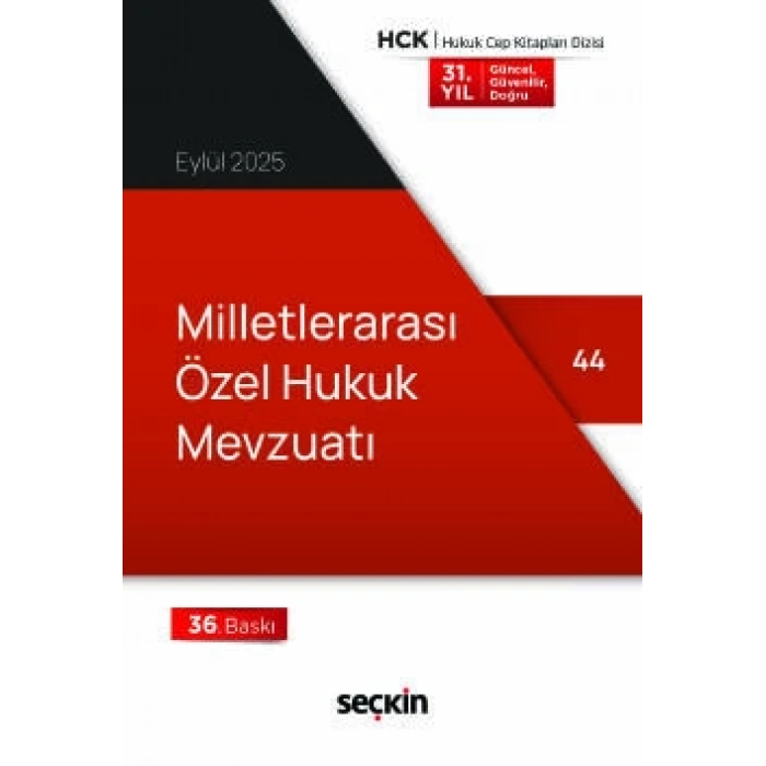 Milletlerarası Özel Hukuk Mevzuatı (Cep Kitabı)