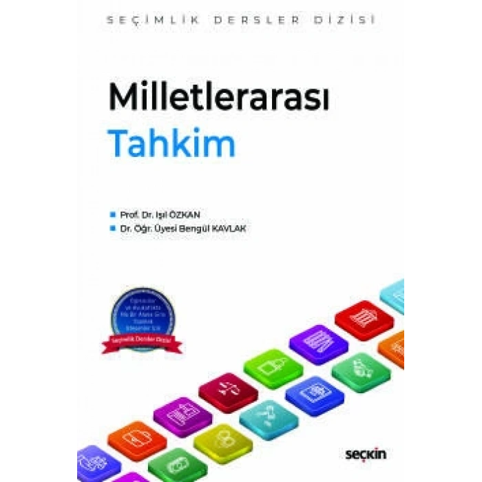 Milletlerarası Tahkim – Seçimlik Dersler Dizisi –