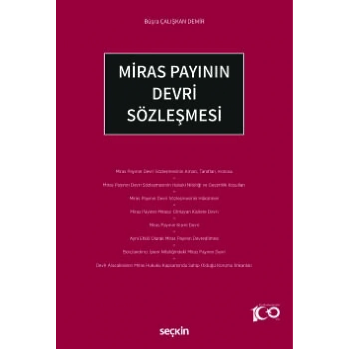 Miras Payının Devri Sözleşmesi