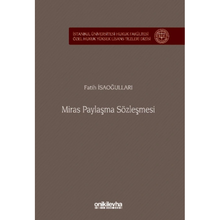 Miras Paylaşma Sözleşmesi