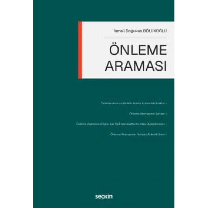 Önleme Araması