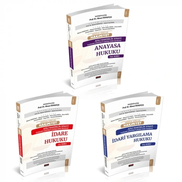 Orijinal Sorular HAKİMİYET Adli Hakimlik Sınavı Çıkmış Soru Bankası Seti