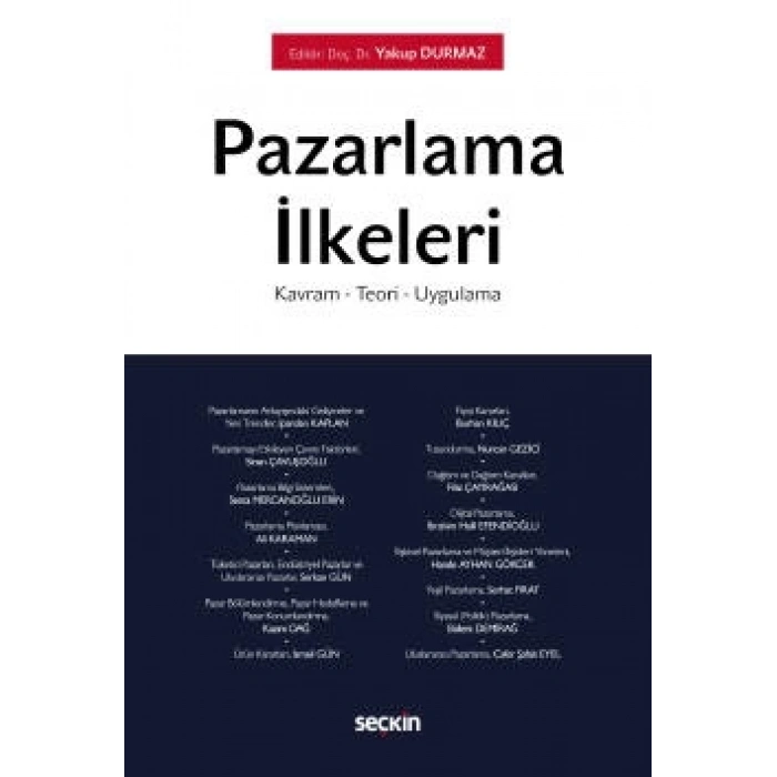 Pazarlama İlkeleri Kavram – Teori – Uygulama