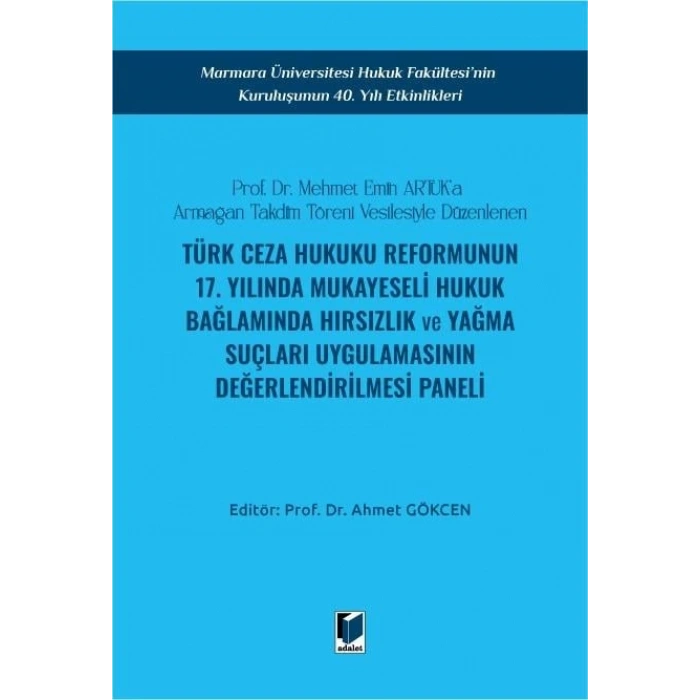 Prof. Dr. Mehmet Emin ARTUK’a Armağan