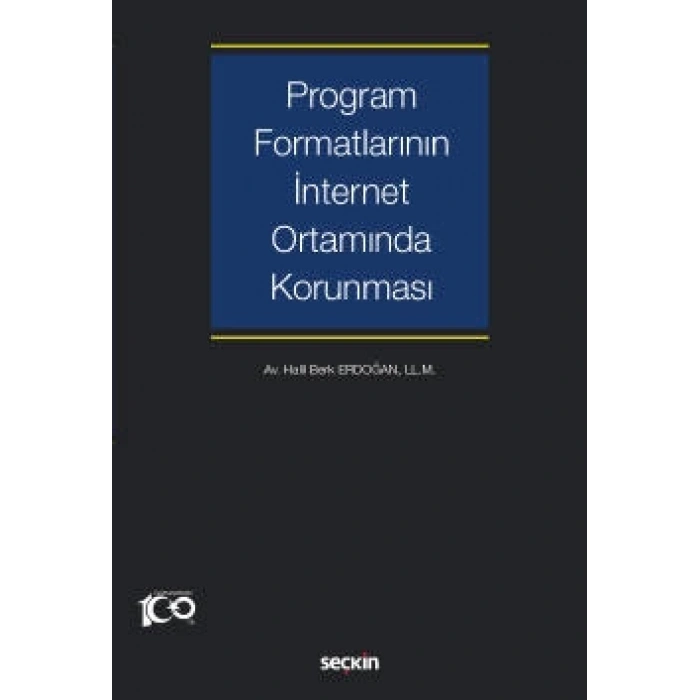 Program Formatlarının İnternet Ortamında Korunması