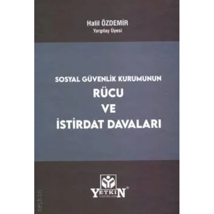 Rücu ve İstirdat Davaları