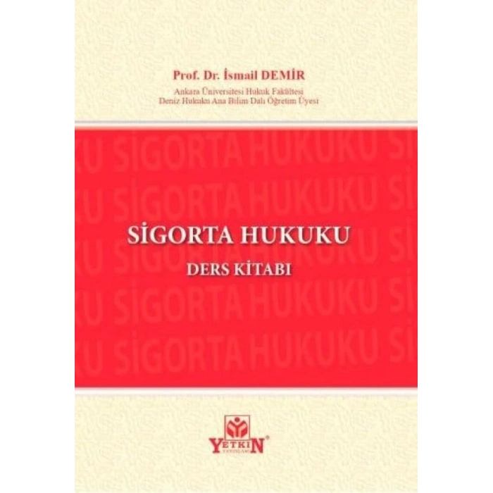 Sigorta Hukuku Ders Kitabı