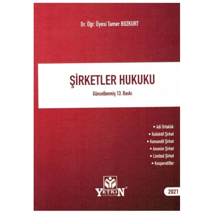 Şirketler Hukuku