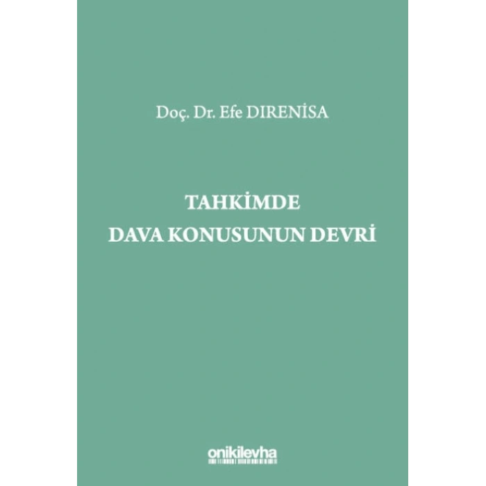 Tahkimde Dava Konusunun Devri
