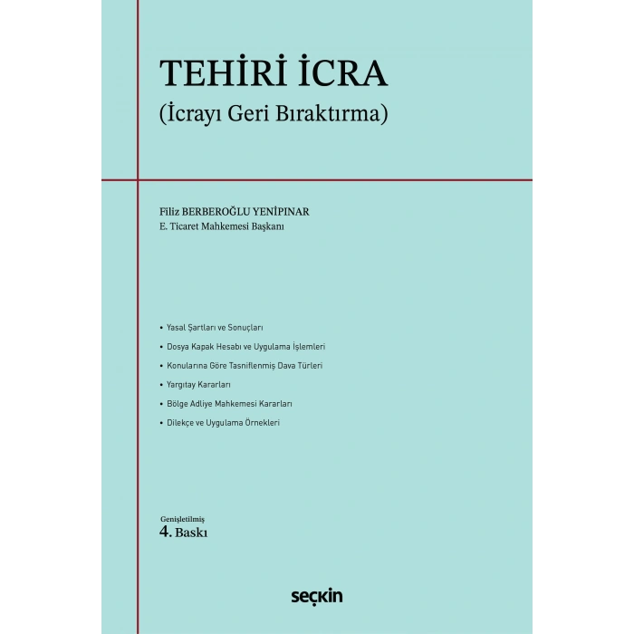 Tehiri İcra (İcrayı Geri Bıraktırma)