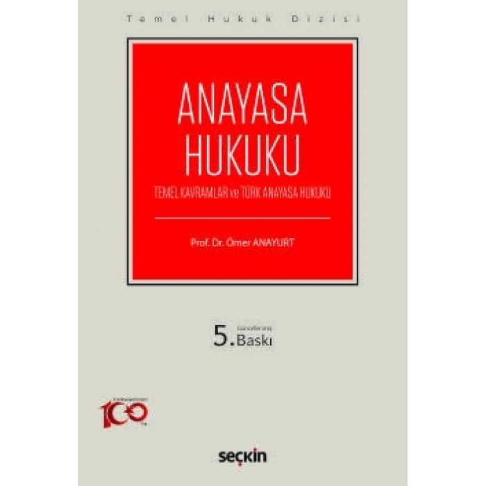 Temel Hukuk DizisiAnayasa Hukuku (THD) (Temel Kavramlar ve Türk Anayasa Hukuku)