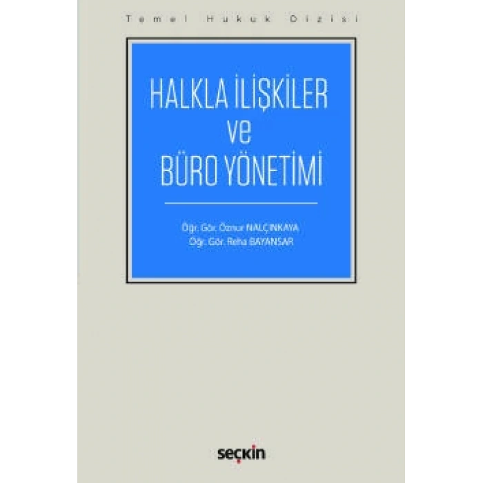 Temel Hukuk DizisiHalkla İlişkiler ve Büro Yönetimi (THD)