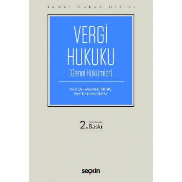 Temel Hukuk DizisiVergi Hukuku Genel Hükümler (THD)