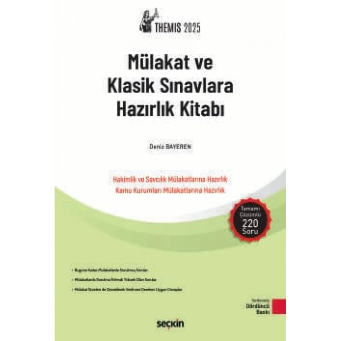 THEMIS – Mülakat ve Klasik Sınavlara Hazırlık Kitabı