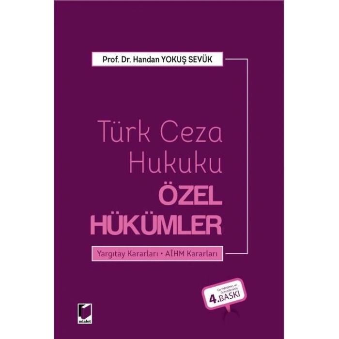 Türk Ceza Hukuku Özel Hükümler