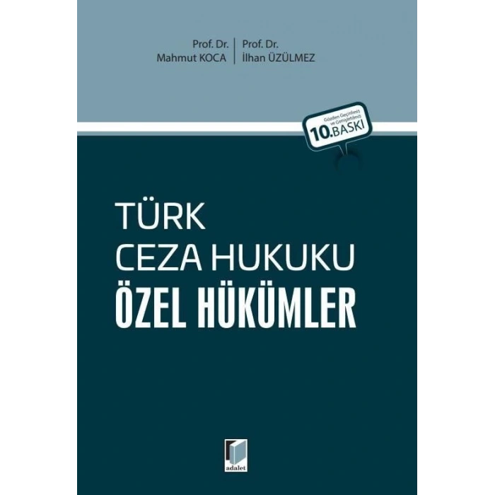 Türk Ceza Hukuku Özel Hükümler