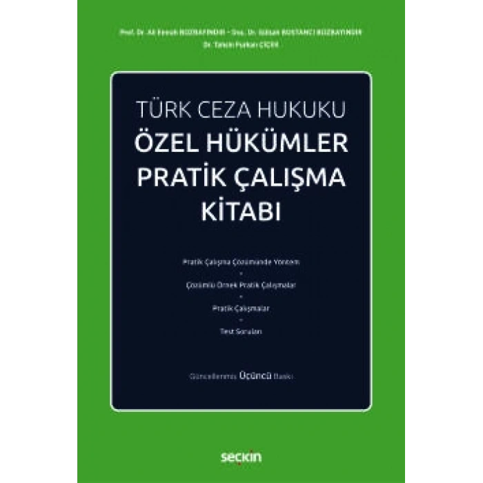 Türk Ceza Hukuku Özel Hükümler Pratik Çalışma Kitabı