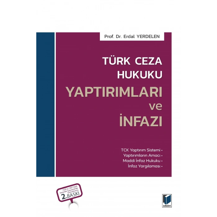 Türk Ceza Hukuku Yaptırımları ve İnfazı