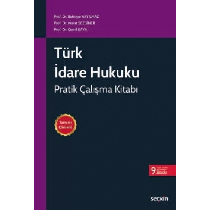 Türk İdare Hukuku Pratik Çalışma Kitabı