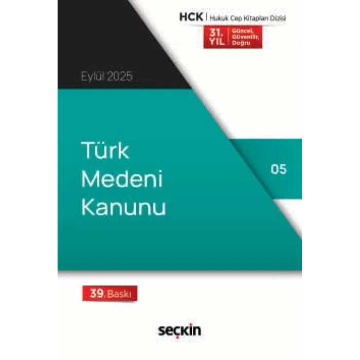 Türk Medeni Kanunu (Cep Kitabı)
