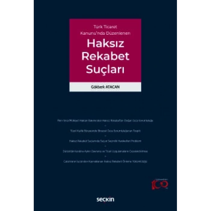 Türk Ticaret Kanununda DüzenlenenHaksız Rekabet Suçları