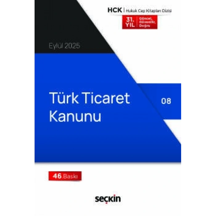 Türk Ticaret Kanunu (Cep Kitabı)