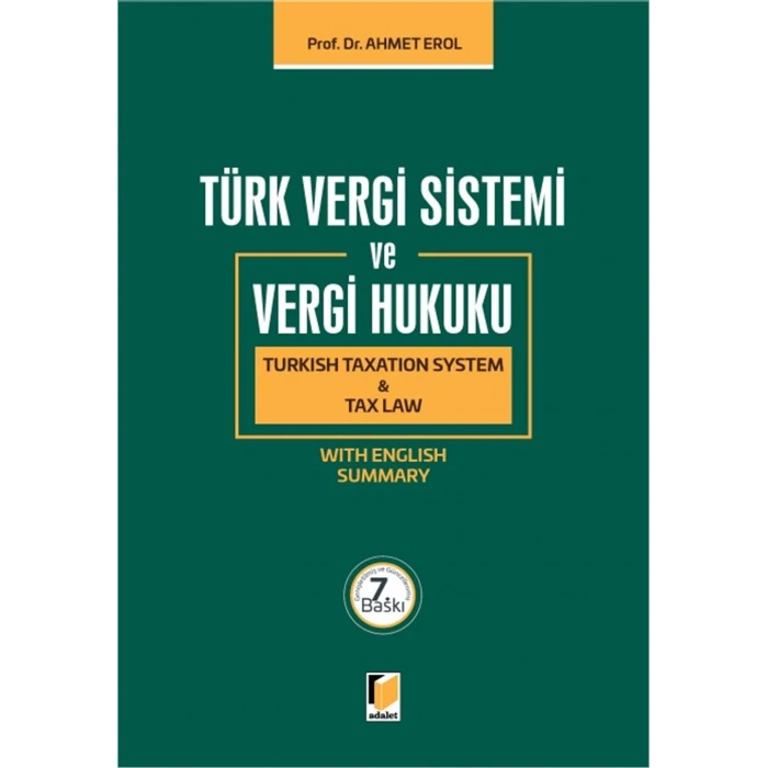 Türk Vergi Sistemi ve Vergi Hukuku