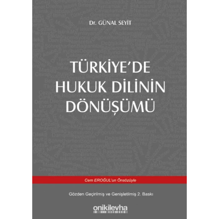 Türkiyede Hukuk Dilinin Dönüşümü