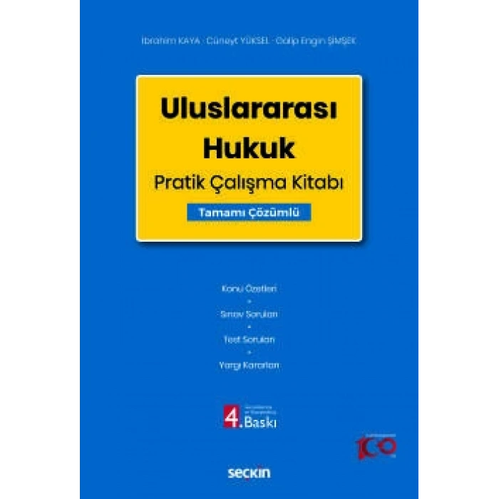 Uluslararası Hukuk Pratik Çalışma Kitabı
