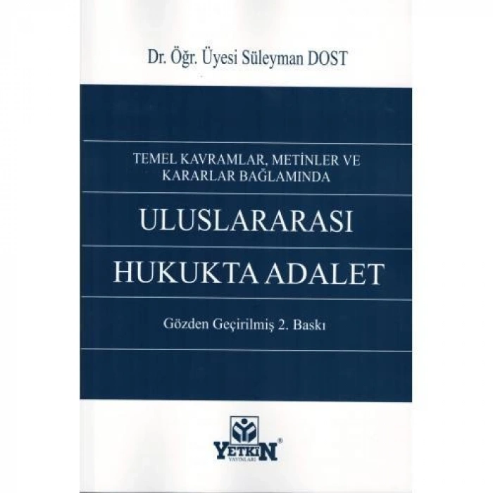 Uluslararası Hukukta Adalet