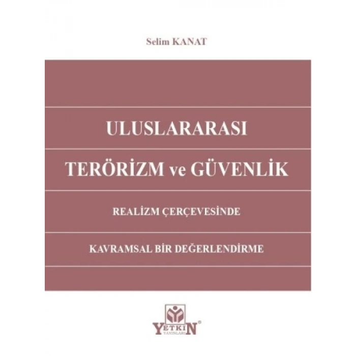 Uluslararası Terörizm ve Güvenlik