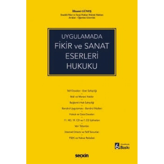 UygulamadaFikir ve Sanat Eserleri Hukuku