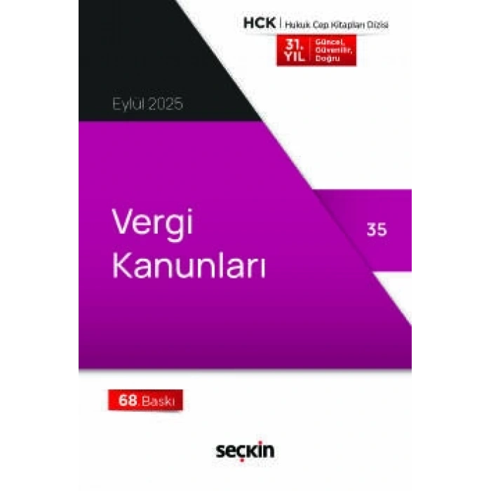 Vergi Kanunları (Cep Kitabı)