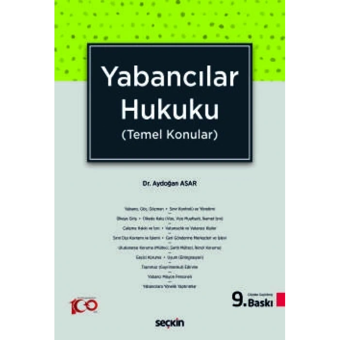 Yabancılar Hukuku (Temel Konular)