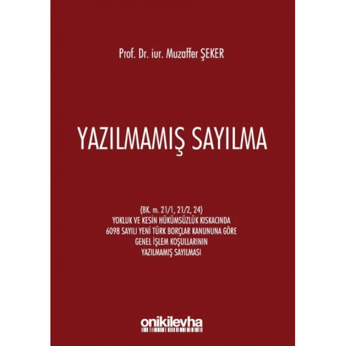 Yazılmamış Sayılma