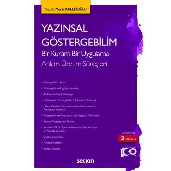 Yazınsal Göstergebilim Bir Kuram Bir Uygulama