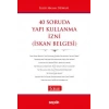 40 Soruda Yapı Kullanma İzni (İskan Belgesi)