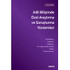 Adli Bilişimde Özel Araştırma ve Soruşturma Yöntemleri