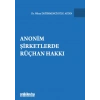 Anonim Şirketlerde Rüçhan Hakkı