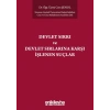 Devlet Sırrı Kavramı ve TCKde Düzenlenen Devlet Sırlarına Karşı Suçlar