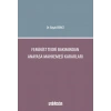Feminist Teori Bakımından Anayasa Mahkemesi Kararları