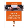 Hükmün Açıklanmasının Geri Bırakılması