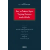 Kast ve Taksire İlişkin Yargıtay Kararları Analizi Kitabı