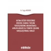 Katma Değer Vergisinde Reverse Charge-Tersine Vergilendirme Mekanizması: Avrupa Birliği ile Türkiye Üzerine Karşılaştırmalı Anal