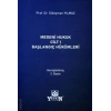 Medeni Hukuk Cilt I Başlangıç Hükümleri