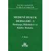 Medeni Hukuk Dersleri – 1
