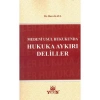 Medeni Usul Hukukunda Hukuka Aykırı Deliller